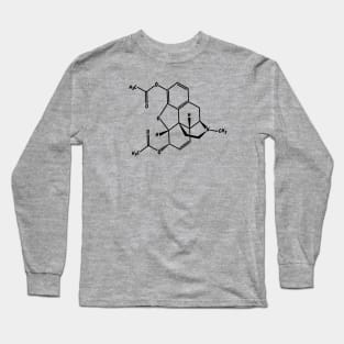 Heroin molecule Long Sleeve T-Shirt